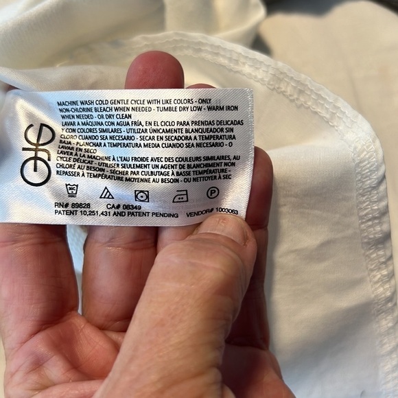 NWT,Young,Fab&Broke, Port Top, Wrap-Around in White, Tie in Front or Back, S - Picture 9 of 15